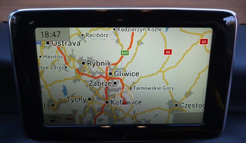 Mercedes-Benz Klasa A Bezwypadkowy Bi Xenon Pół Skóra Led Sportowe Grzane Fotele full