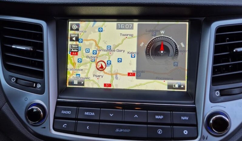 Hyundai Tucson Super Stan 1 Wł. Serwis 4×4 DCT Nawigacja Kamera Grzane Fotele Gwar. full