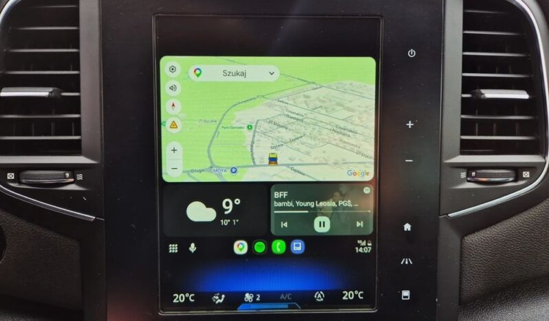 Renault Megane Full Led Android/Apple Alcantara Kamera Znaki Lak. Perła Ambienty full